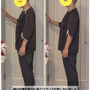 治療効果の検証📸姿勢のビフォーアフター　その２（指圧治療院WillRich） 